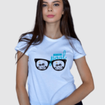 Flyers Wing® India Womens Premium Graphic Print White T-Shirt