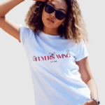 Flyers Wing® India Womens Premium Typography White T-Shirt